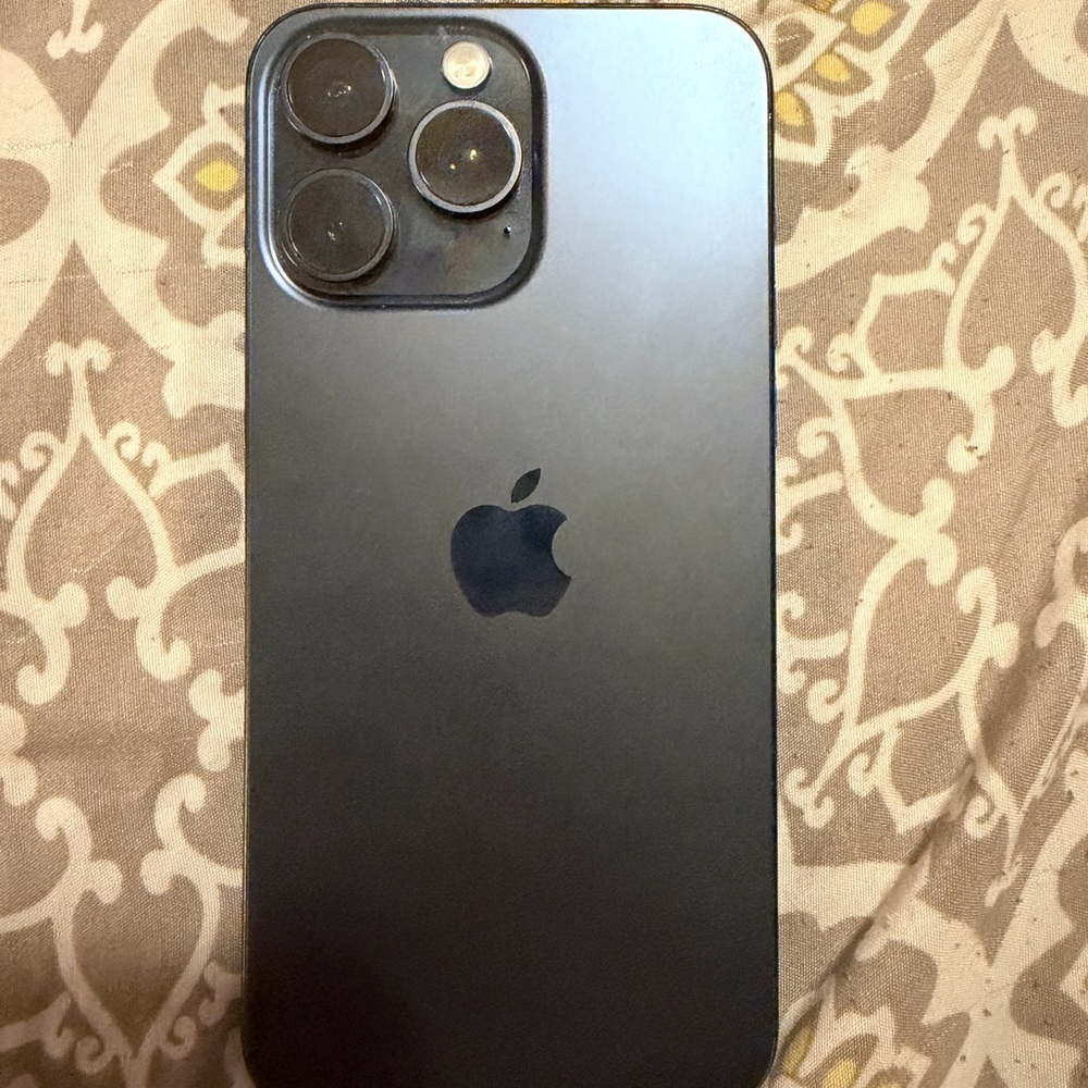 Navy blue iPhone 15 pro max gently used great condition
